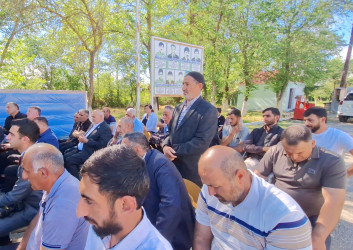 Ağsu RİH başçısı 20.05.2026-cı il tarixdə Ağabəyli kəndində səyyar qəbul keçirib
