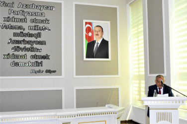 Ağsu rayonunda 15 iyun – Azərbaycan xalqının Milli Qurtuluş Gününə həsr olunmuş “Milli Qurtuluşdan şanlı Zəfərə gedən müqəddəs yol” mövzusunda yığıncaq keçirilib.