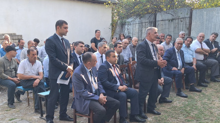 Ağsu RİH başçısı 16.09.2026-cı il tarixdə Xatman kəndində səyyar qəbul keçirib