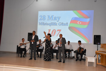 Ağsu rayonunda “Konstitusiya və Suverenlik İli” çərçivəsində “28 may - Müstəqillik Günü - tariximizin şanlı səhifəsidir!” mövzusunda tədbir keçirilib