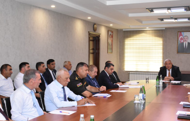 Ağsu rayonunda Kənd təsərrüfatı, balıqçılıq və akvakultura sahələrinin inkişafına dair Dövlət Proqramının icrası ilə əlaqədar yaradılmış rayon Qərargahının ilk iclası keçirilib