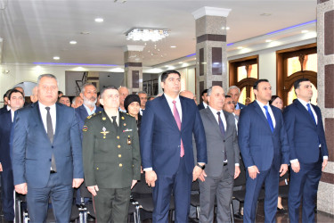 Ağsu rayonunda Ulu Öndər Heydər Əliyevin anadan olmasının 103-cü ildönümü ilə əlaqədar rəsmi yığıncaq keçirilib və konsert təşkil edilib