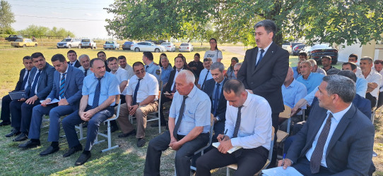 Ağsu RİH başçısı 11.06.2026-cı il tarixdə Qaradağ və Qarabağlı kəndlərində səyyar qəbullar keçirib