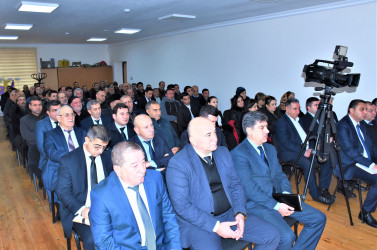 Ağsu RİH başçısı 11.12.2025-ci il tarixdə Ağsu şəhərində səyyar qəbul keçirib