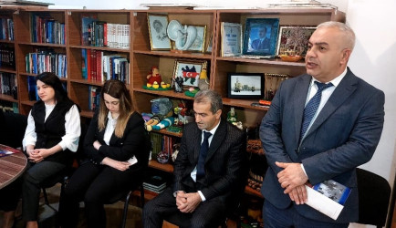 Ağsu rayonunda Ulu Öndərin 100 illiyinə həsr edilmiş “Vətən oğulsuz olmasın” kitabının təqdimatı keçirilib