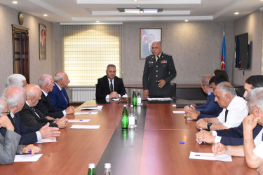 Müharibə, Əmək və Silahlı Qüvvələr Veteranları Təşkilatının Ağsu Rayon Şöbəsinə sədr seçilib
