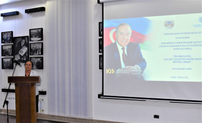 Ağsu rayonunda Ulu Öndər Heydər Əliyevin anadan olmasının 103-cü ildönümü ilə əlaqədar rəsmi yığıncaq keçirilib və konsert təşkil edilib