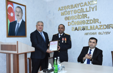 Ağsu rayonunda 02 iyul – Azərbaycan Polisi gününün qeyd olunması ilə əlaqədar yığıncaq keçirilib