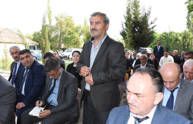 Ağsu RİH başçısı 23.04.2025-ci il tarixdə Abasxanlı və Qiyaslı kəndlərində səyyar qəbul keçirib