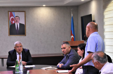 Ağsu rayonunda Kənd təsərrüfatı, balıqçılıq və akvakultura sahələrinin inkişafına dair Dövlət Proqramının icrası ilə əlaqədar yaradılmış rayon Qərargahının ilk iclası keçirilib