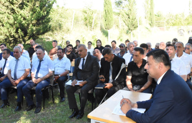Ağsu RİH başçısı Mustafalı və Gursulu kəndlərində səyyar qəbullar keçirib
