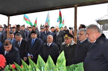 Aprel döyüşlərinin şəhidi Fərəczadə Toğrul Habil oğlunun xatirəsi anılıb