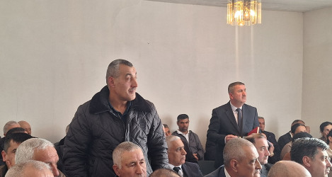 Ağsu RİH başçısı 05.03.2026-cı il tarixdə Qaraqoyunlu kəndində səyyar qəbul keçirib