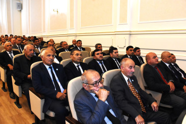 Ağsuda Yeni Azərbaycan Partiyasının VIII Qurultayından irəli gələn vəzifələrin icrasına dair rayon müşavirəsi keçirilib