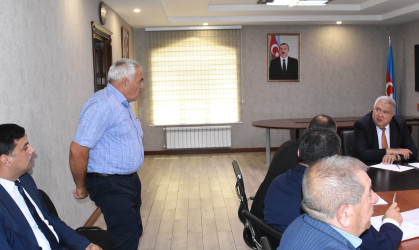 Ağsu rayonunda Kənd təsərrüfatı, balıqçılıq və akvakultura sahələrinin inkişafına dair Dövlət Proqramının icrası ilə əlaqədar yaradılmış rayon Qərargahının ilk iclası keçirilib