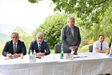 Ağsu RİH başçısı 09 iyul 2025-ci il tarixdə Sanqalan kəndində səyyar qəbul keçirib