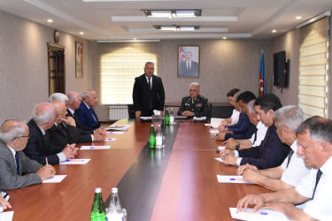 Müharibə, Əmək və Silahlı Qüvvələr Veteranları Təşkilatının Ağsu Rayon Şöbəsinə sədr seçilib