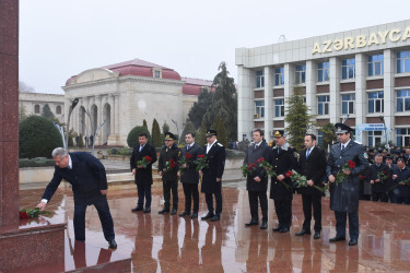 12 dekabr - Ümummilli Lider Heydər Əliyevin Anım günü ilə əlaqədar “Dahi şəxsiyyət” mövzusunda elmi-praktiki konfrans keçirilib