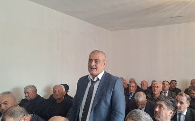 Ağsu RİH başçısı 05.03.2026-cı il tarixdə Qaraqoyunlu kəndində səyyar qəbul keçirib