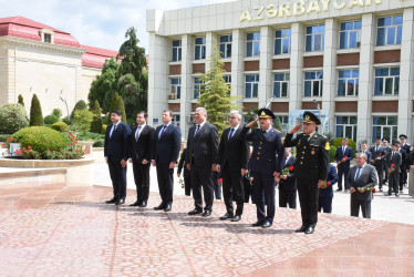 Ağsu rayonunda Ümummilli Lider Heydər Əliyevin anadan olmasının 101 illiyi qeyd edilib