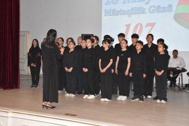 Ağsu rayonunda “Konstitusiya və Suverenlik İli” çərçivəsində “28 may - Müstəqillik Günü - tariximizin şanlı səhifəsidir!” mövzusunda tədbir keçirilib