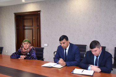 Ağsu Rayon İcra Hakimiyyətində 28.04.2026-cı il tarixdə növbəti vətəndaş qəbulu keçirilib