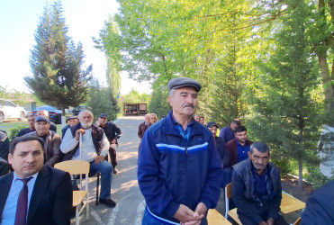 Ağsu RİH başçısı 24.04.2026-cı il tarixdə Abasxanlı kəndində səyyar qəbul keçirib